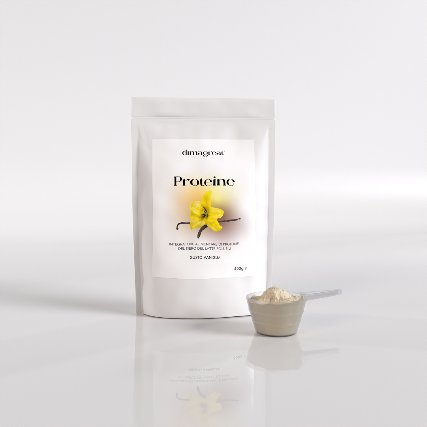 Dimagreat proteine vaniglia 750 grammi