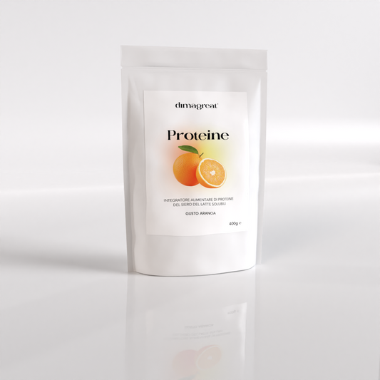 Dimagreat proteine arancia 400 grammi